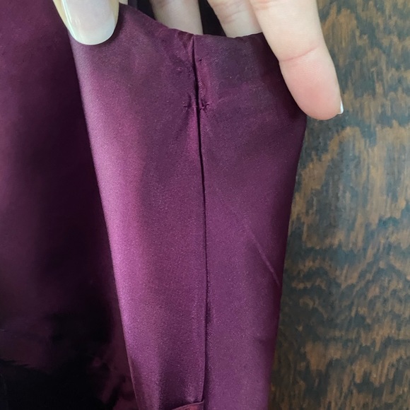 Floor length satin dress - Picture 4 of 12